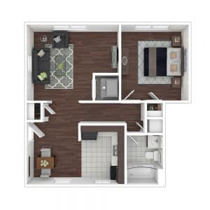 1.1m-Hearing & Visual 1 Bedroom | 1 Bath 640 Square Feet $1,240