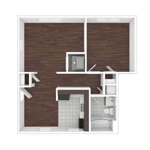 1.1m-Hearing & Visual 1 Bedroom | 1 Bath 640 Square Feet $1,240 (50%)